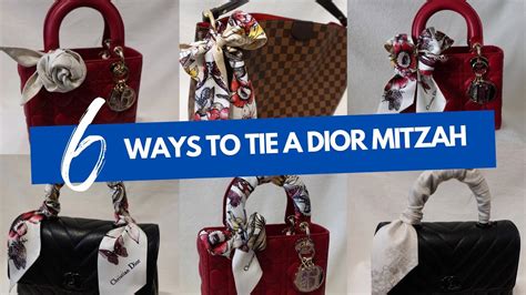 How to tie a Dior Mitzah Scarf (step